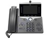 Téléphone IP 5 Comptes SIP Caméra Intégrée WiFi Bluetooth 2 Ports USB PoE Ecran Couleur 5" CP-8865-3PCC-K9